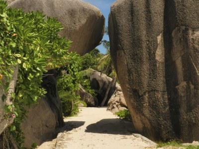 Küste von La Digue