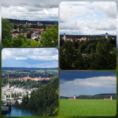 Stadtumrundung auf den Höhen von Schongau